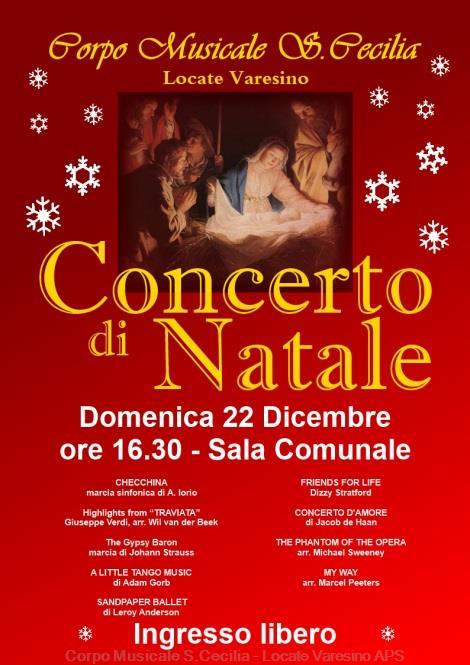 Locandina del concerto