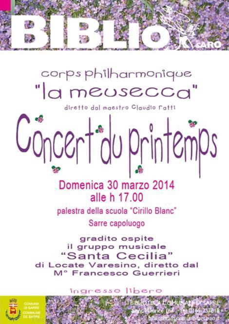 Locandina del concerto