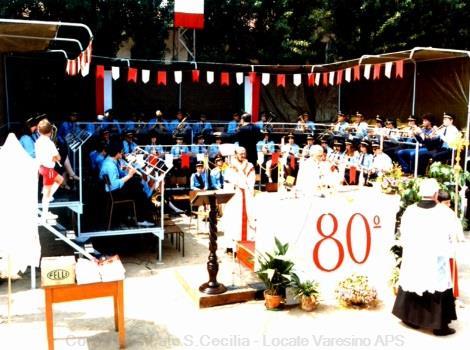 Concerto per gli 80 anni della banda 