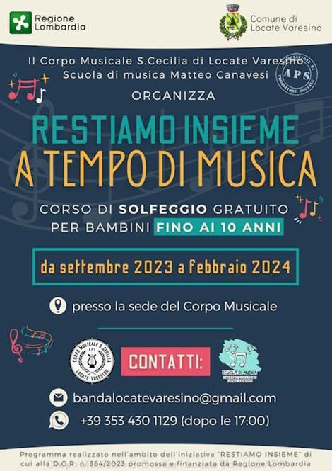 Corso solfeggio per bambini 2023/2024